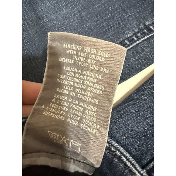 Melissa McCarthy Seven7 Stretch Capri Crop Jeans Slimming Dark Wash Casual 14 - Picture 8 of 9